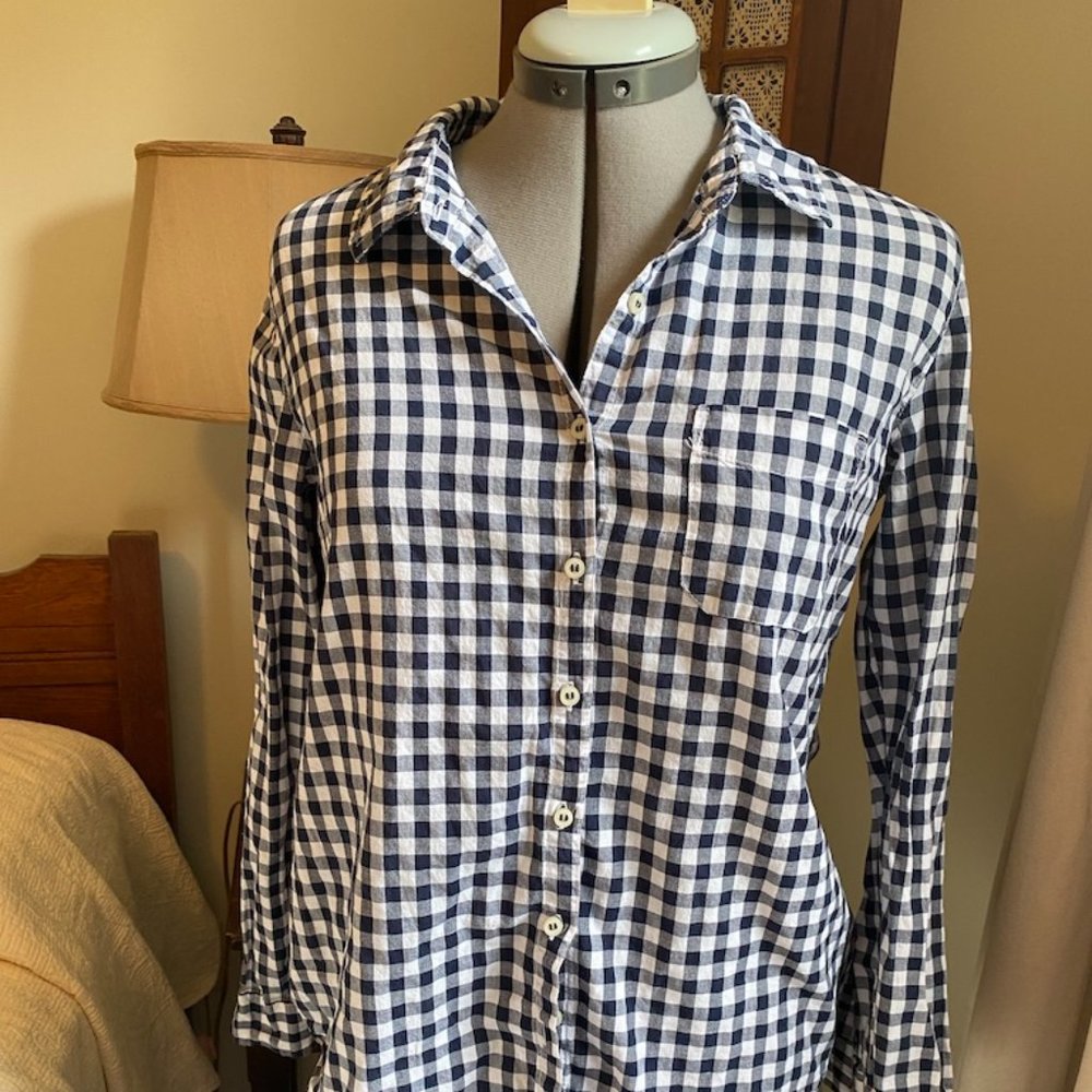 OLIVE & OAK Button Down Gingham Shirt